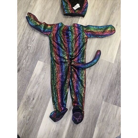 Spirit Halloween Kids Rainbow Cat Costume Size 12-18 Months Dress Up Party - Picture 6 of 6